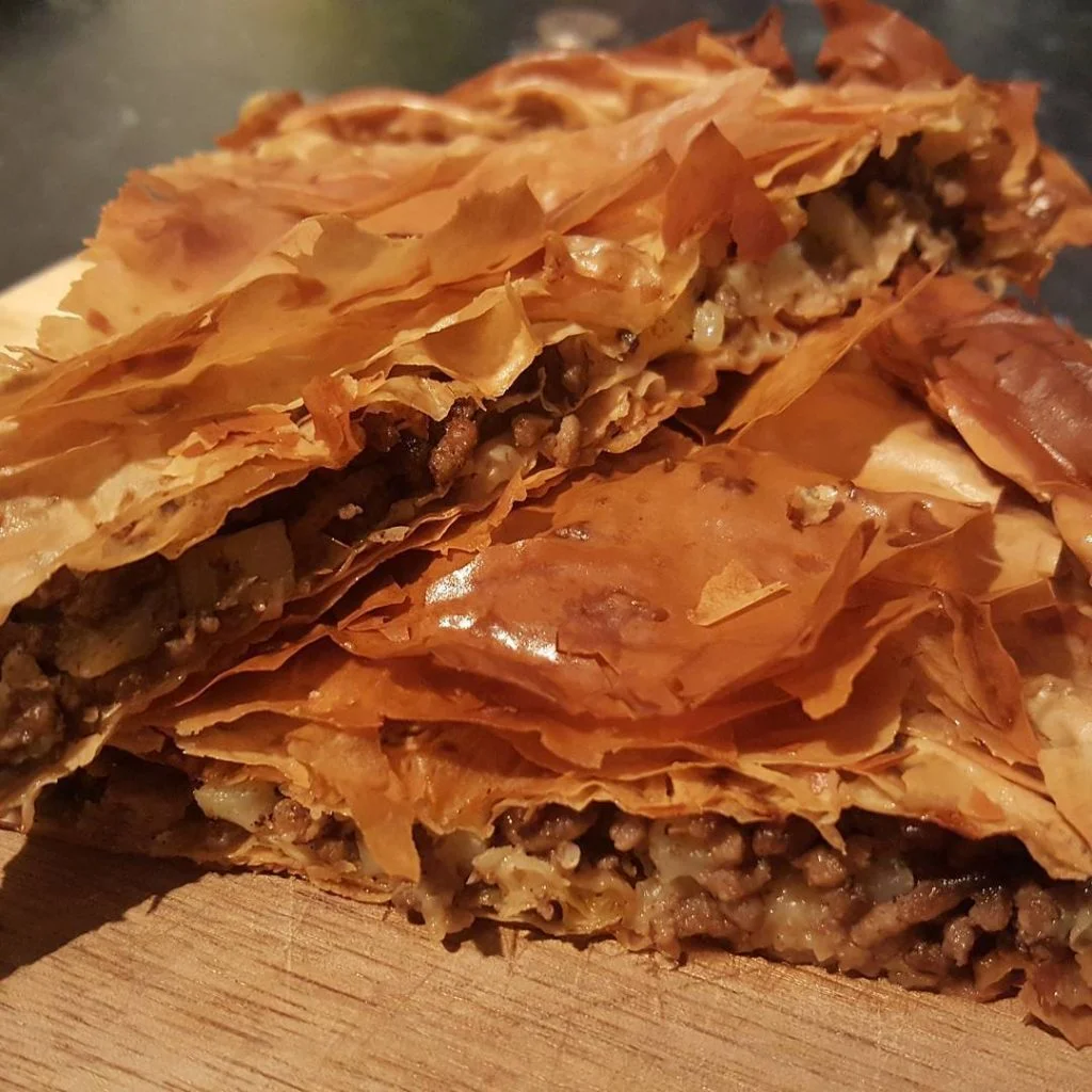 Albanian Meat Pie Mish me Byrek